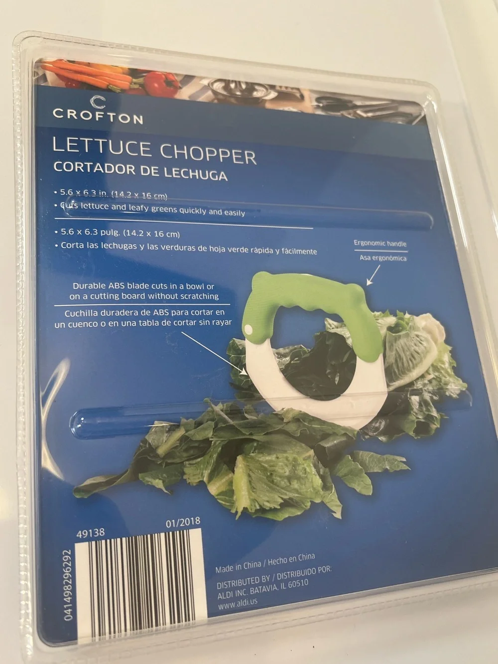 New Crofton Green Lettuce Chopper & Kirkton House Black Matte Lid Sorter—NWT